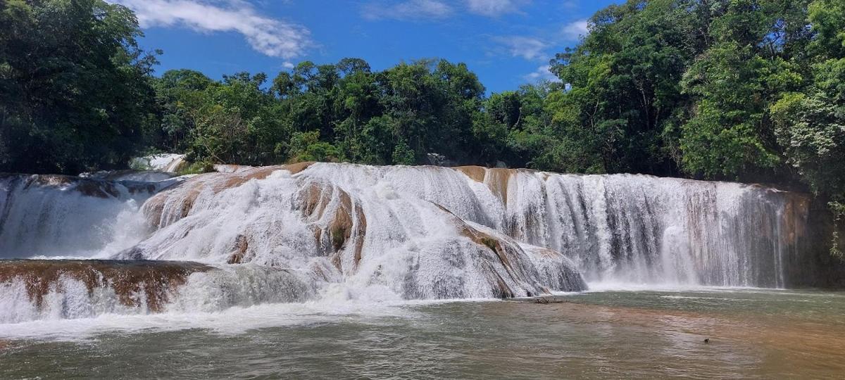 Posada Tzeltal Arroyo Agua Azul 外观 照片